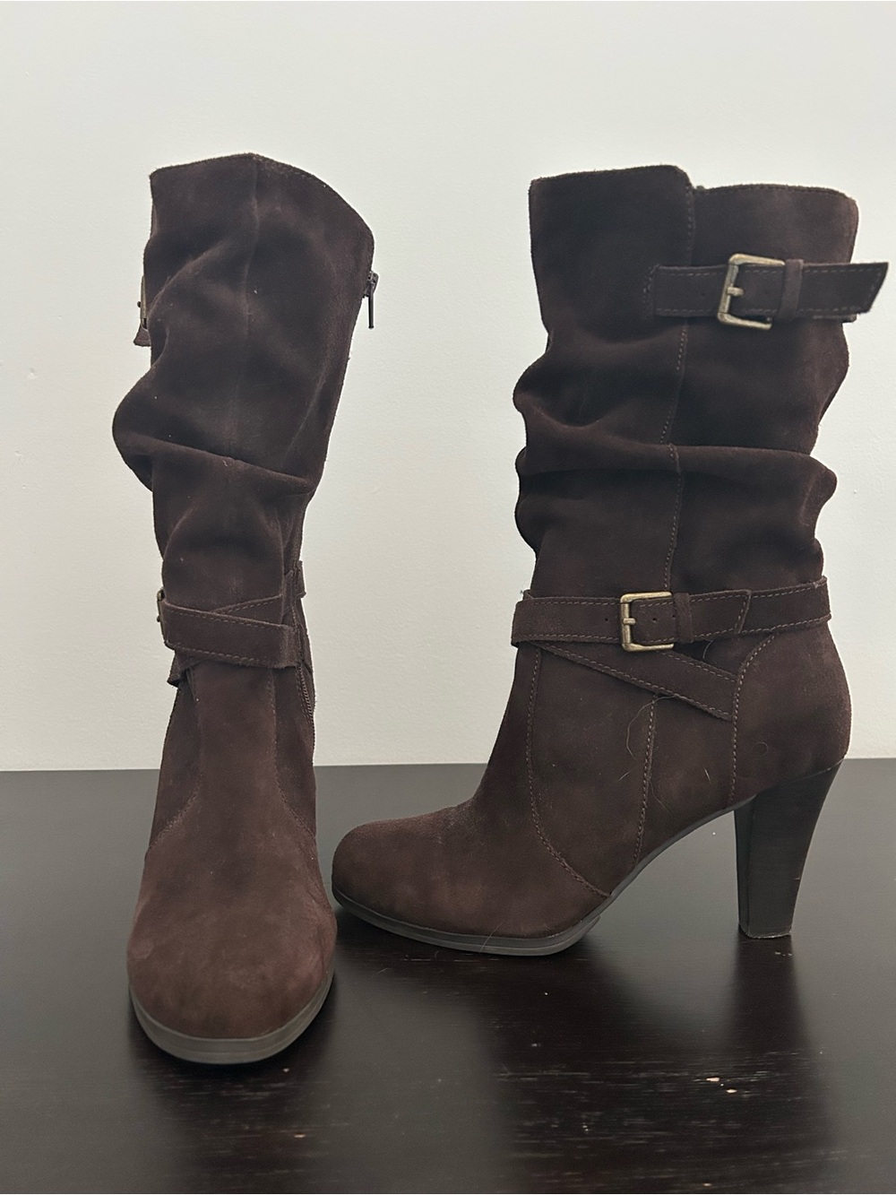 Size 9 Kelly & Katie Brown Suede Boots